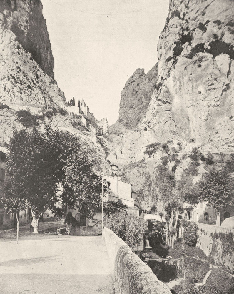 ALPES-DE-HAUTE-PROVENCE. L'Étoile, à Moustiers- Sainte-Marie 1902 old print